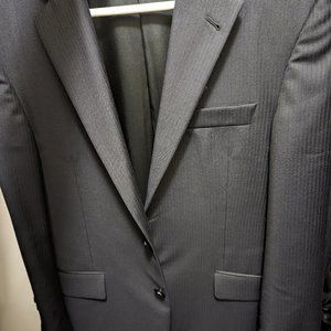 Burberry men's black blazer 38S